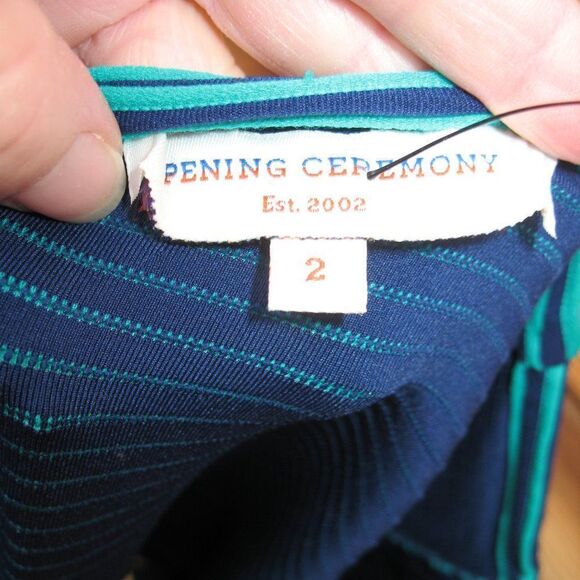 NWOT Opening Ceremony Textured Stretch Pencil Skirt - Picture 7 of 9